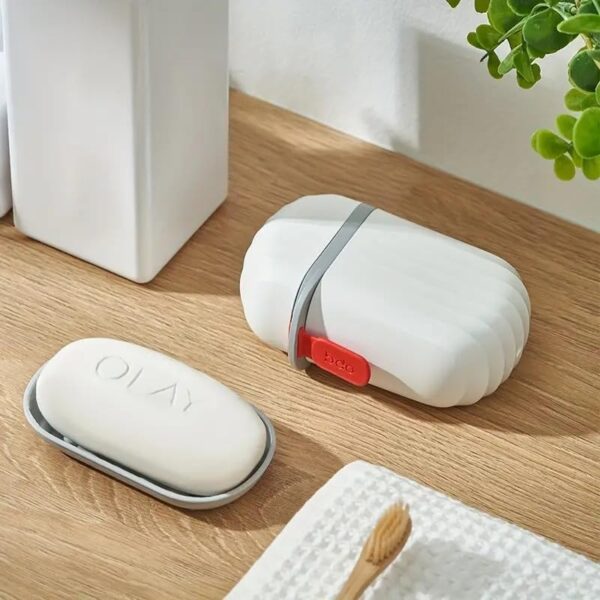 Portable Soap Dish Box Case Holder For Travel (PACK OF 2) - Image 12