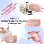 Portable Transparent Makeup/Toiletry Travel Organizer Bag