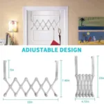 Stainless Steel Heavy Duty Flexible 6 Hook Back Door Hanger