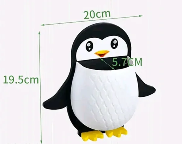 Wall Mount Penguin Toothbrush Holder Multipurpose Cup (PACK OF 3) - Image 2