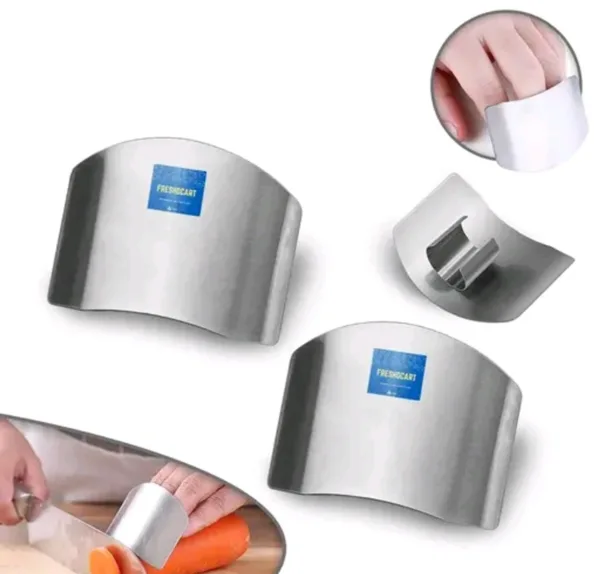 Stainless Steel Finger Protector Hand Guard (Pack Of 2) - Image 2