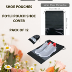 Potli Pouch Shoe Cover (Pack Of 12)