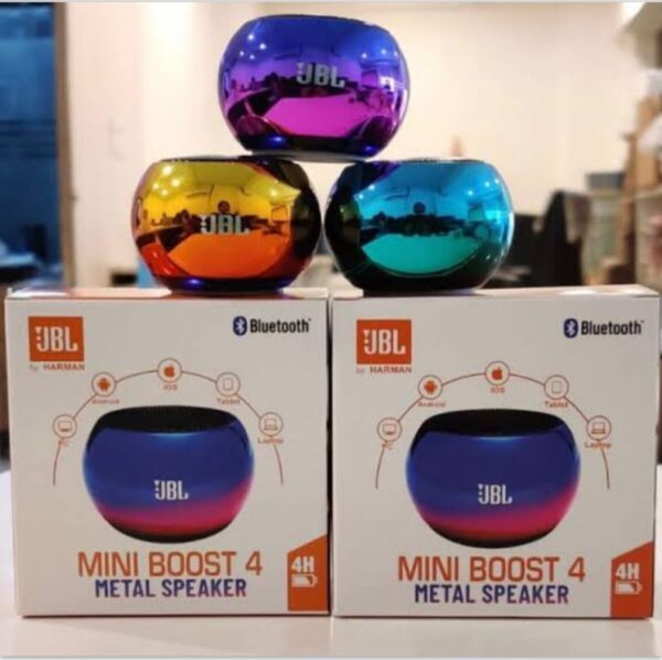 Mini Boost 4 Bluetooth Speaker (Heavy Quality)