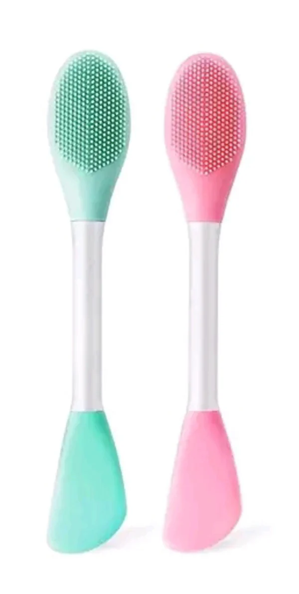 3 In 1 Silicone Facial Cleansing Brush (Pack Of 2)