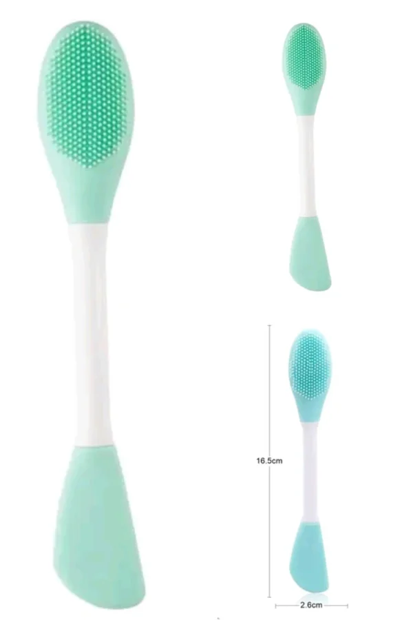 3 In 1 Silicone Facial Cleansing Brush (Pack Of 2) - Image 4